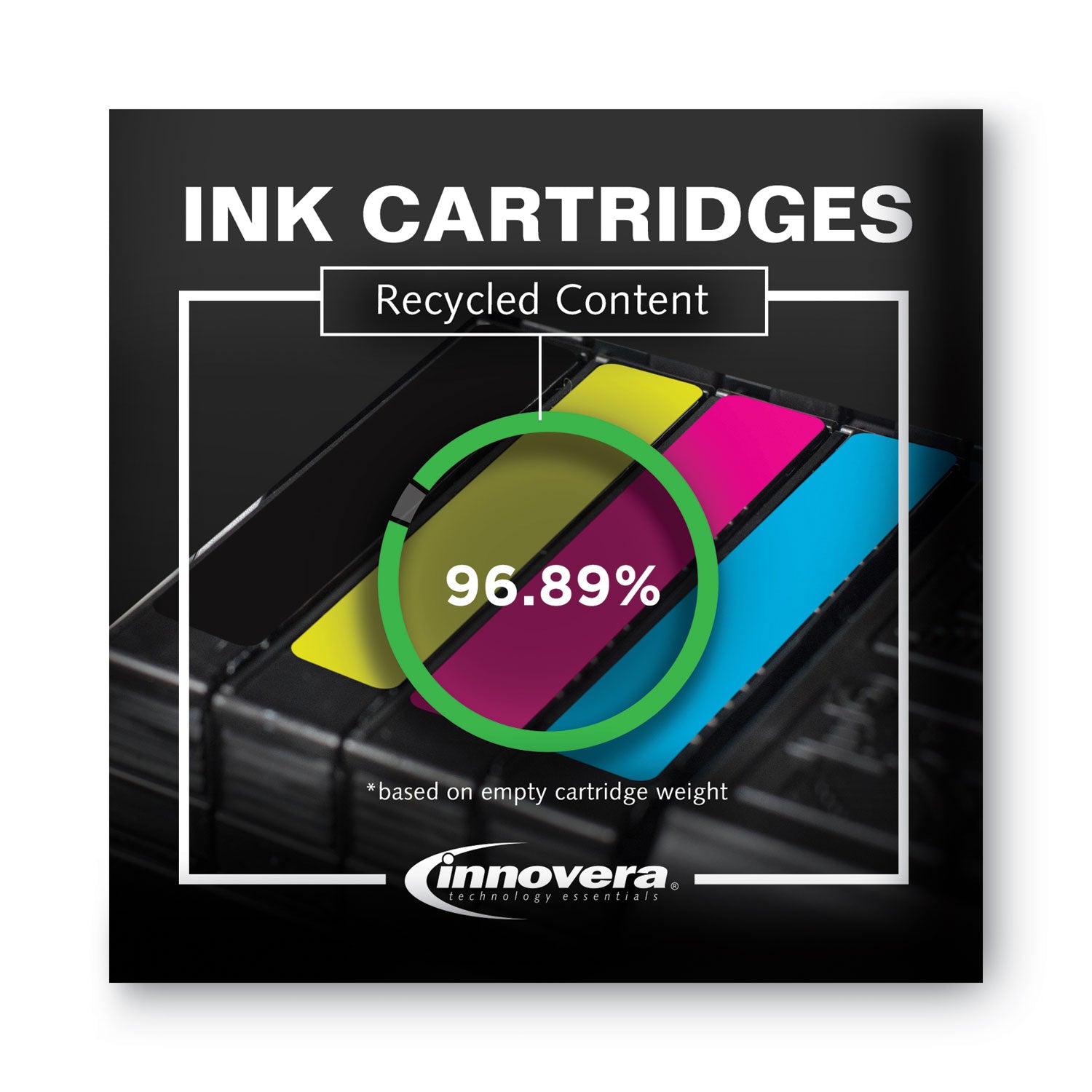 Innovera® Remanufactured Black High-Yield Ink, Replacement for 956XL (L0R39AN), 3,000 Page-Yield