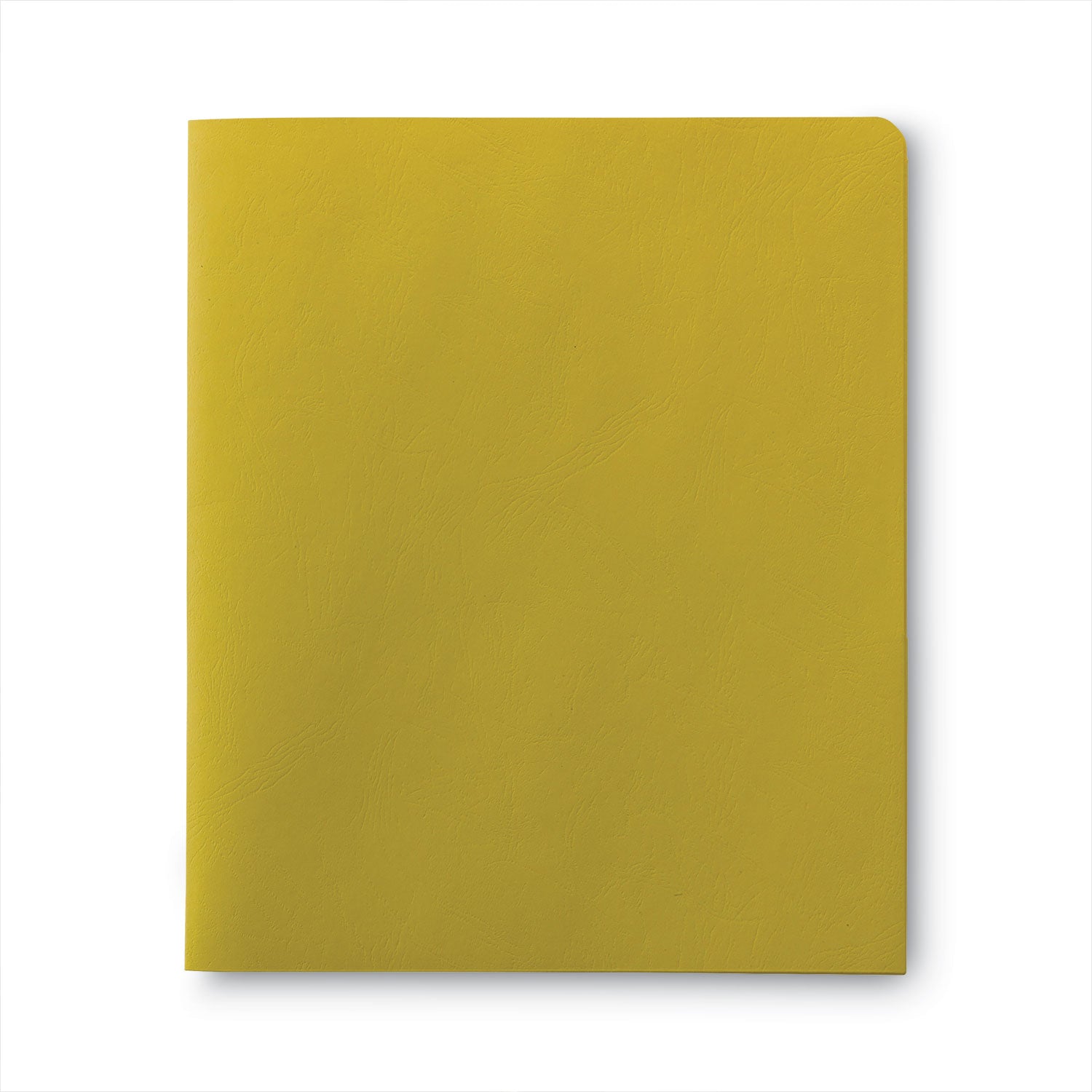 Smead™ Two-Pocket Folder, Textured Paper, 100-Sheet Capacity, 11 x 8.5, Yellow, 25/Box