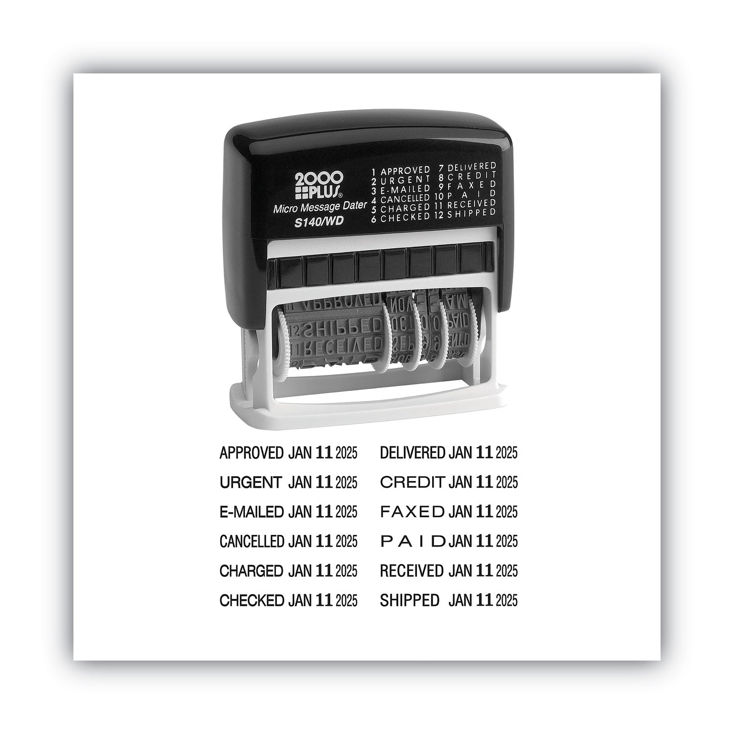 COSCO 2000PLUS® Micro Message Dater, Self-Inking