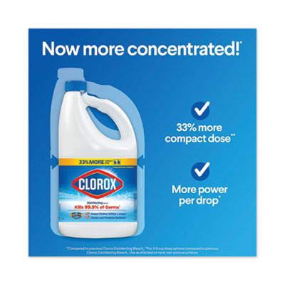 CLOROX SALES CO. Regular Bleach with CloroMax Technology, 81 oz Bottle, 6/Carto - Flipcost