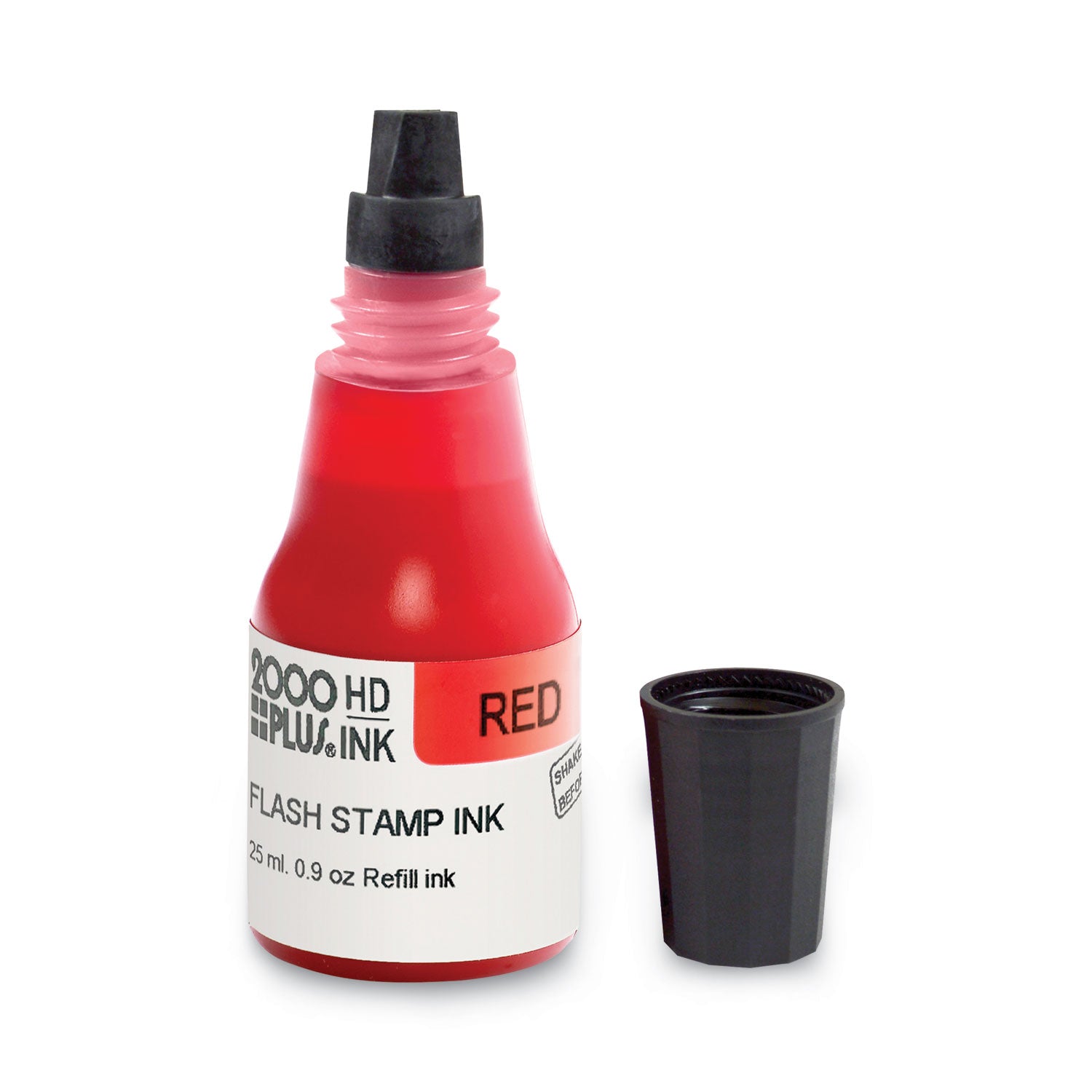 COSCO 2000PLUS® Pre-Ink High Definition Refill Ink, Red, 0.9 oz Bottle, Red