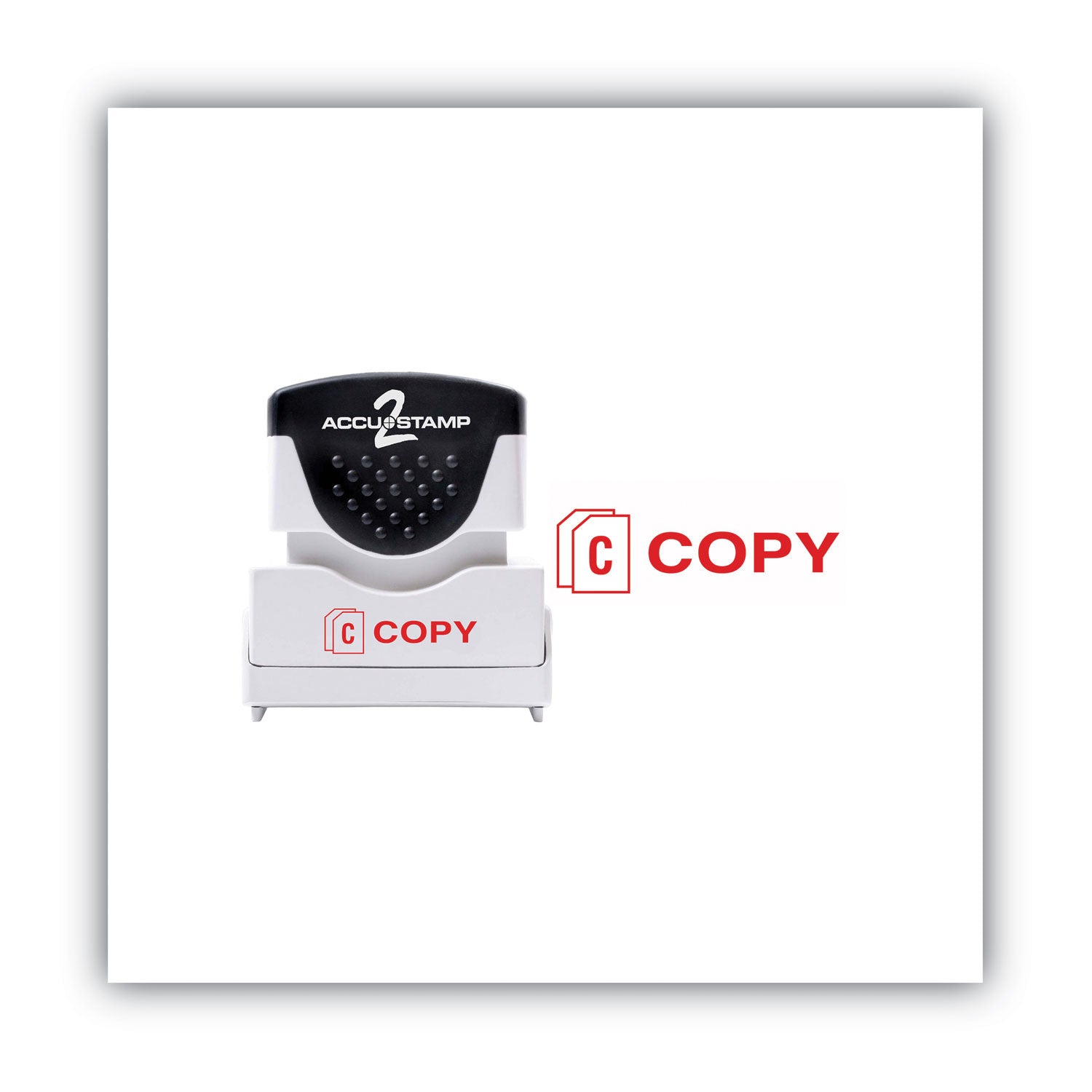 ACCUSTAMP2® Pre-Inked Shutter Stamp, Red, COPY, 1.63 x 0.5