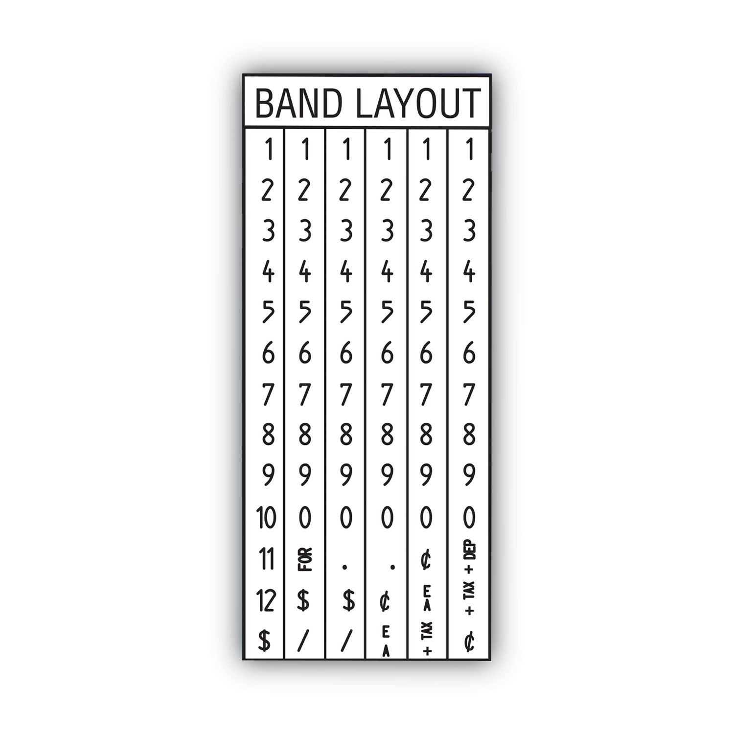 Garvey® Pricemarker Kit, Model 22-6, 1-Line, 6 Characters/Line, 0.81 x 0.44 Label Size