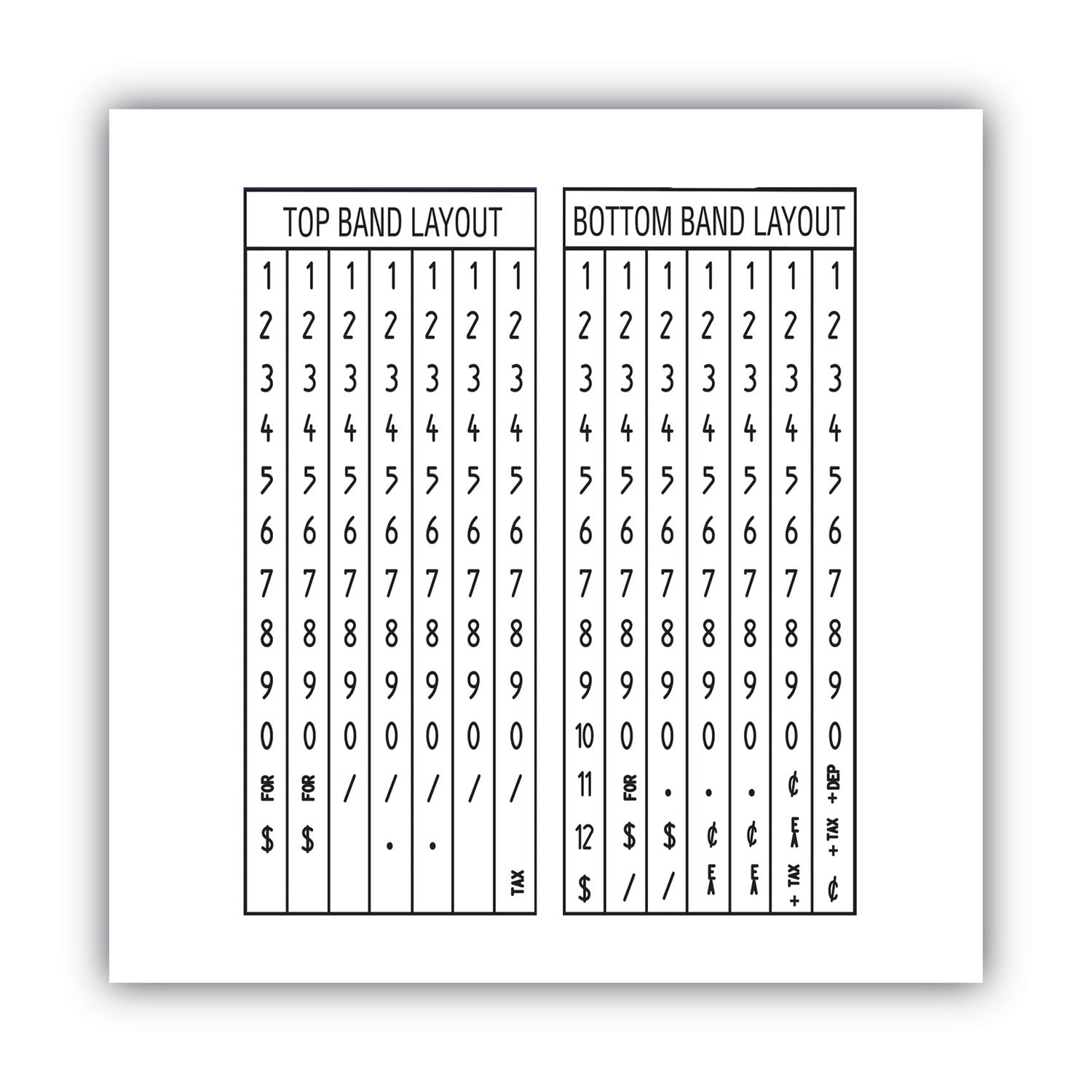 Garvey® Pricemarker, Model 22-77, 2-Line, 7 Characters/Line, 0.81 x 0.63 Label Size