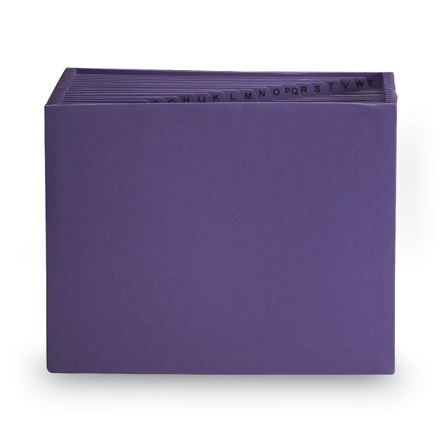 Smead™ Heavy-Duty Indexed Expanding Open Top Color Files, 21 Sections, 1/21-Cut Tabs, Letter Size, Purple