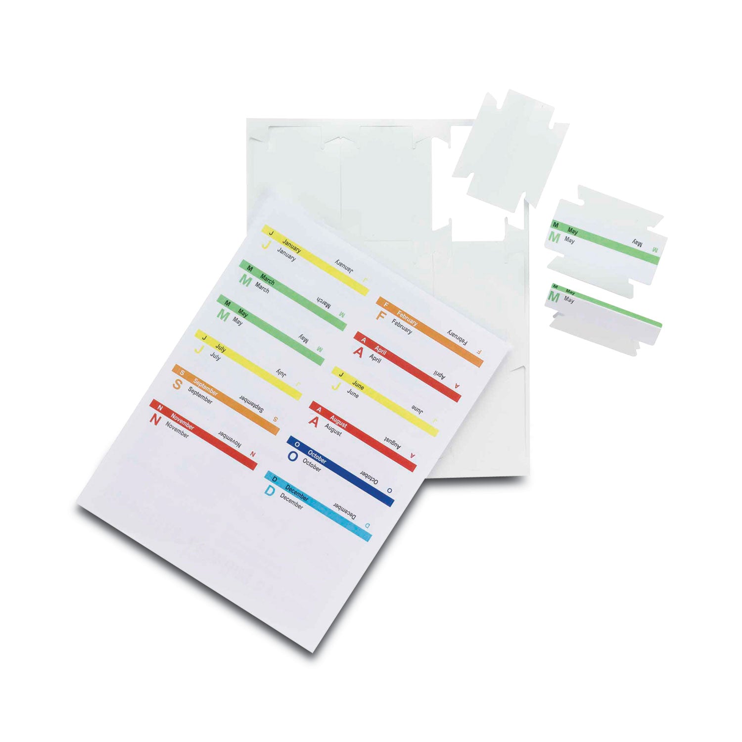 Smead™ Viewables Hanging Folder Tabs and Labels, Quick-Fold Tabs with Labels, 1/3-Cut, White, 3.5" Wide, 45/Pack