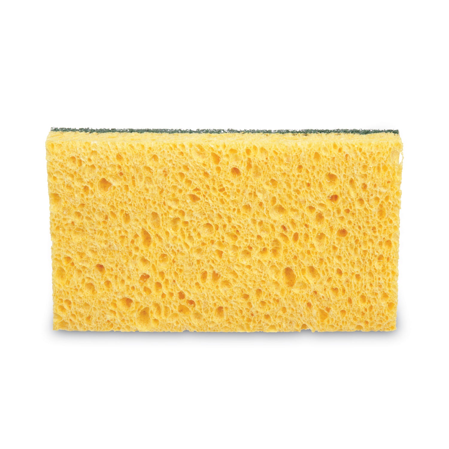 3M™ Niagara Medium Duty Scrubbing Sponge 74N, 3.6 x 6, 1" Thick, Yellow/Green, 20/Carton