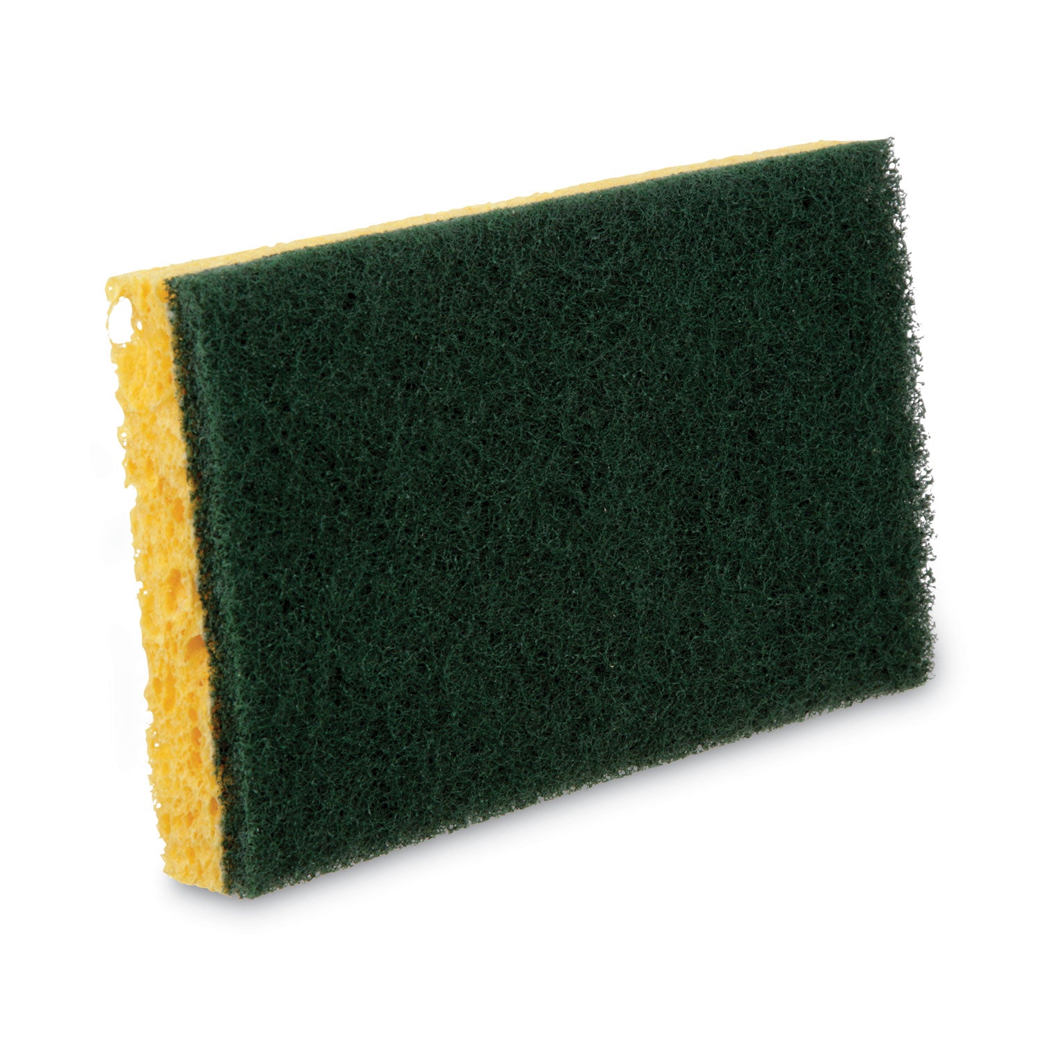 3M™ Niagara Medium Duty Scrubbing Sponge 74N, 3.6 x 6, 1" Thick, Yellow/Green, 20/Carton