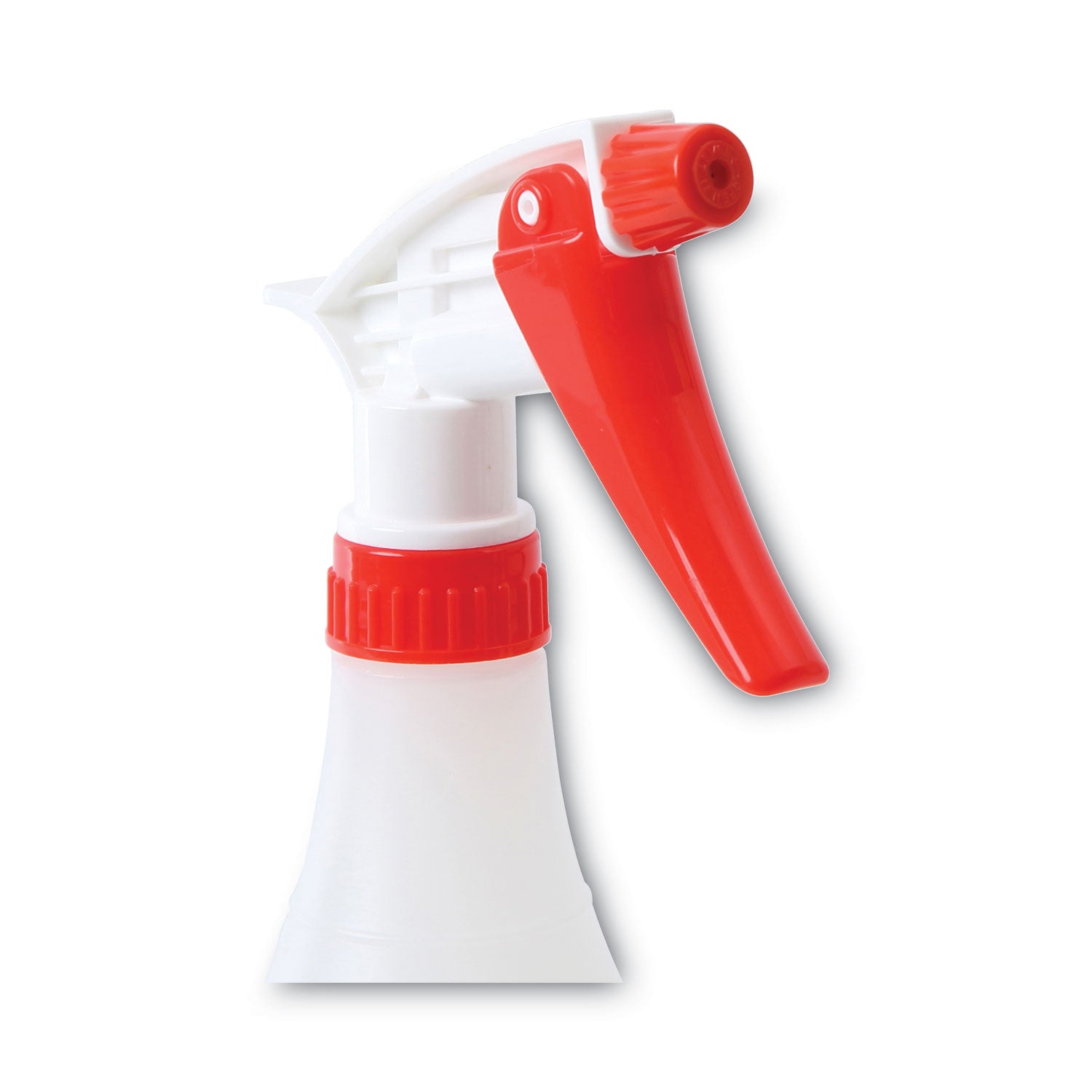 Boardwalk® Trigger Spray Bottle, 32 oz, Clear/Red, HDPE, 3/Pack