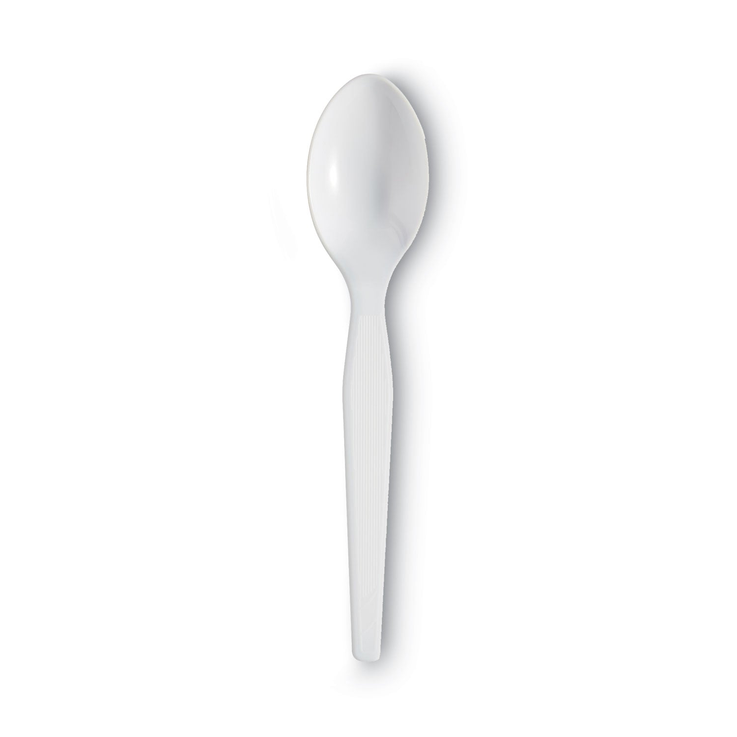 Dixie® Plastic Cutlery, Heavyweight Teaspoons, White, 100/Box