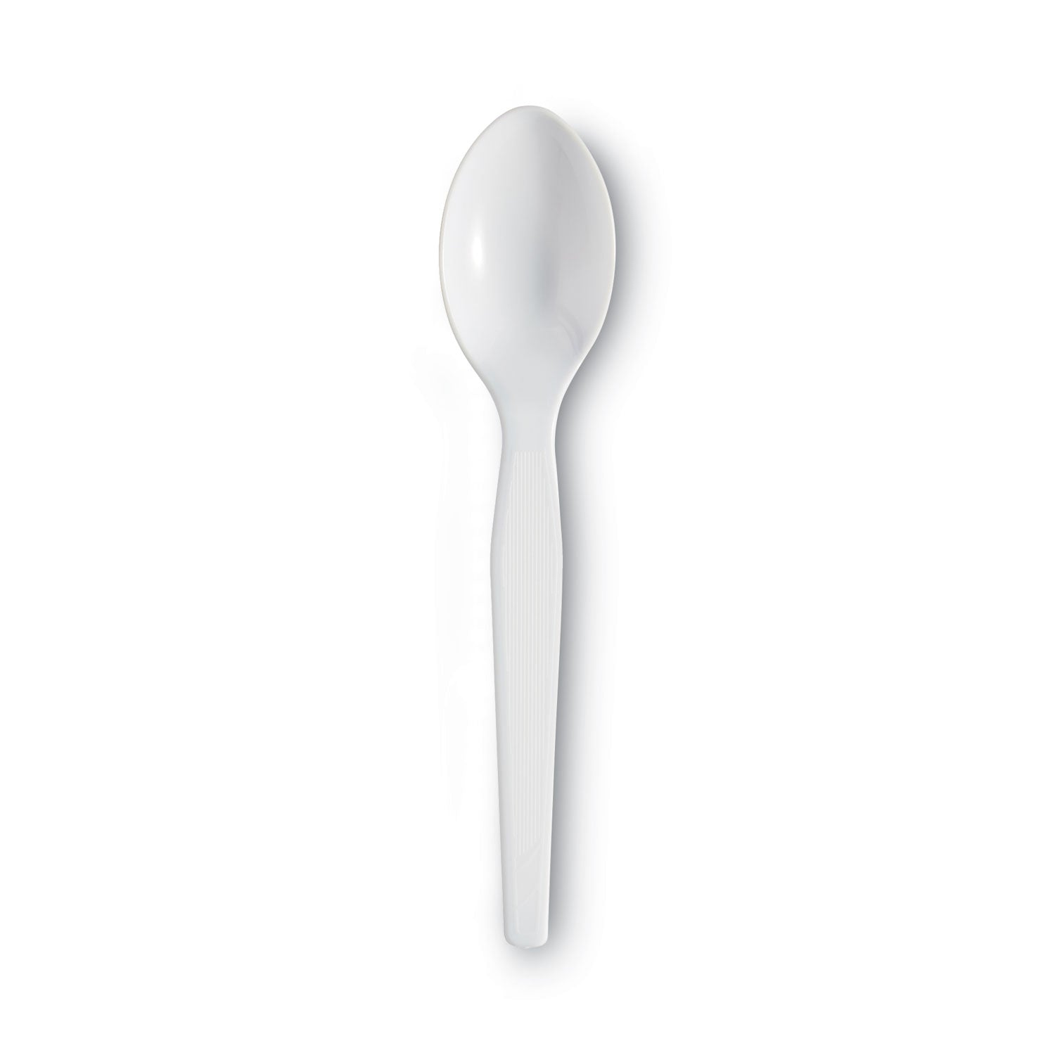 Dixie® Plastic Cutlery, Heavyweight Teaspoons, White, 1,000/Carton