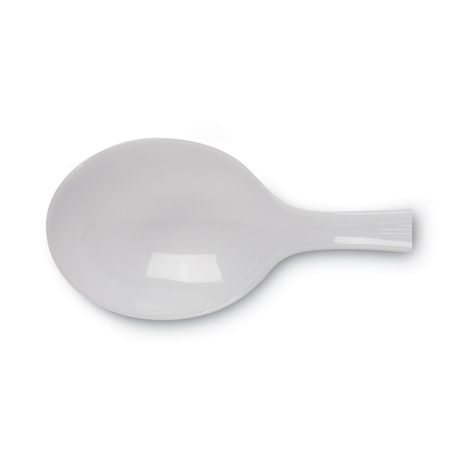 Dixie® Plastic Cutlery, Heavyweight Soup Spoons, White, 100/Box