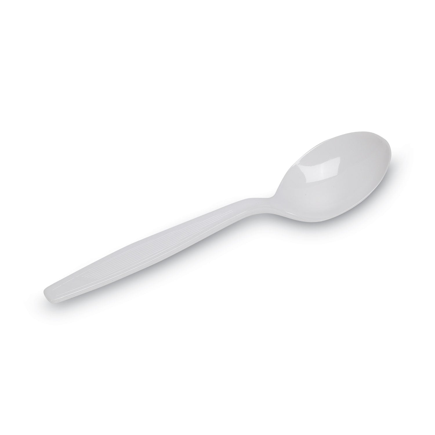 Dixie® Plastic Cutlery, Heavyweight Soup Spoons, White, 1,000/Carton