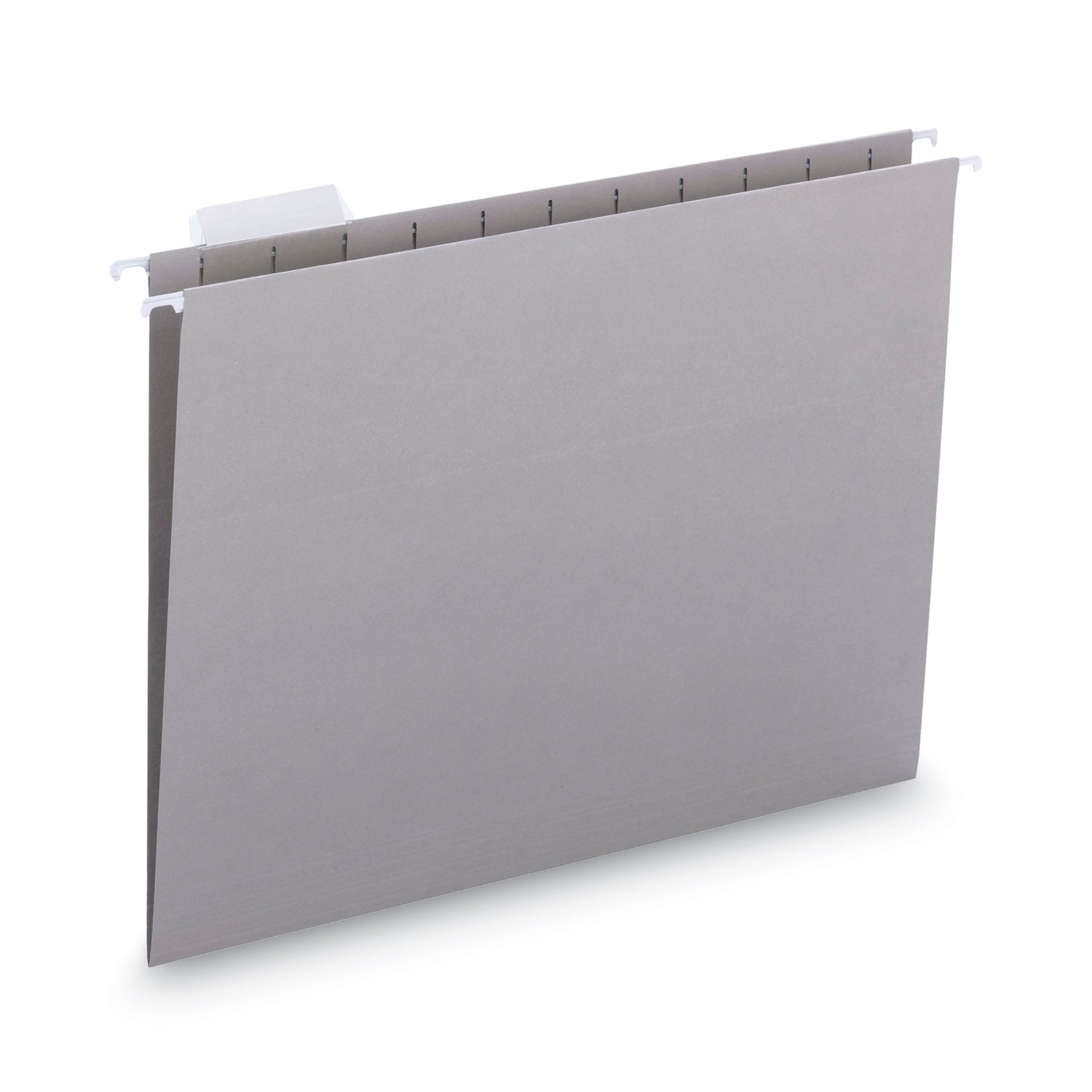 Smead™ Colored Hanging File Folders with 1/5 Cut Tabs, Letter Size, 1/5-Cut Tabs, Gray, 25/Box