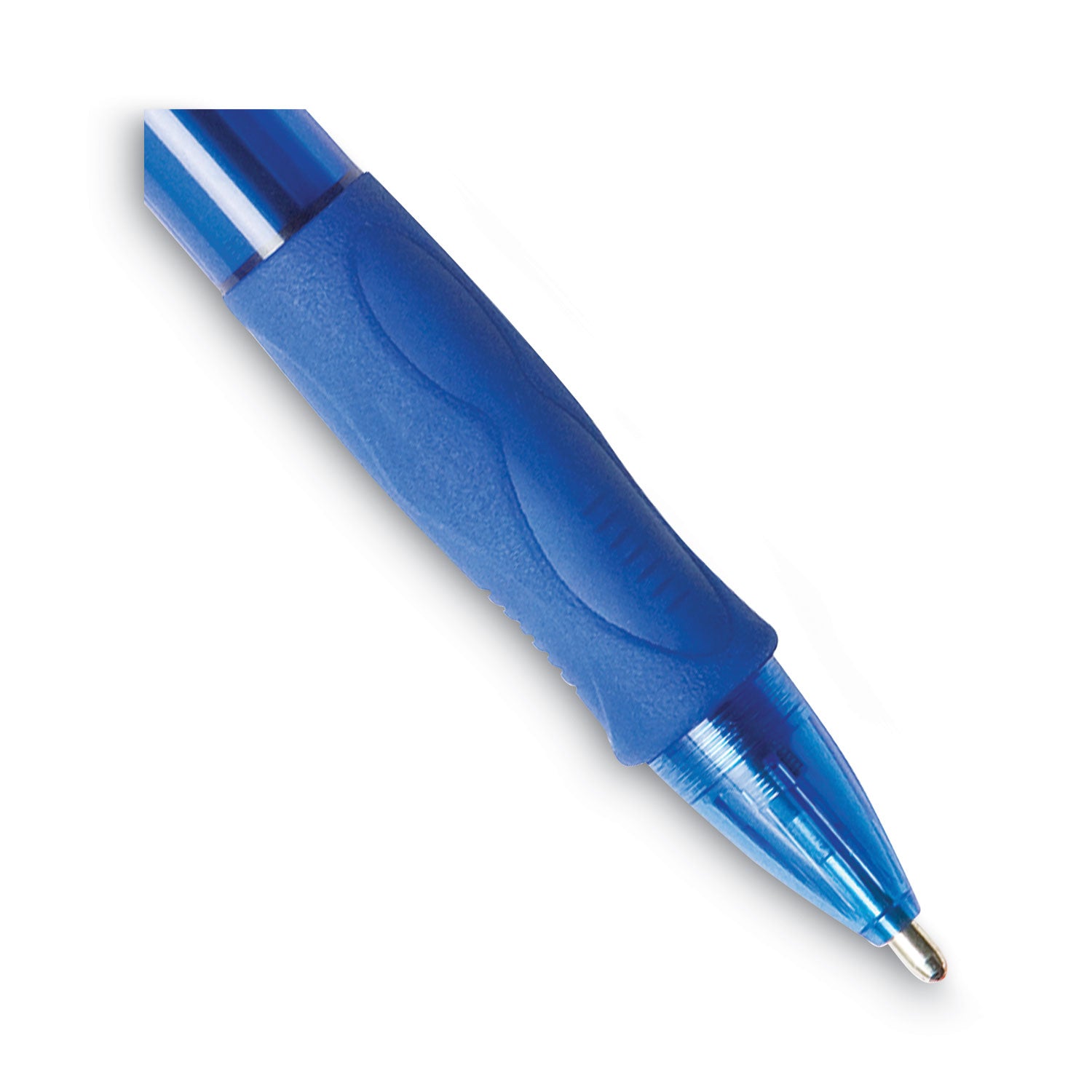 BIC® GLIDE Bold Ballpoint Pen Value Pack, Retractable, Bold 1.6 mm, Blue Ink, Translucent Blue Barrel, 36/Pack