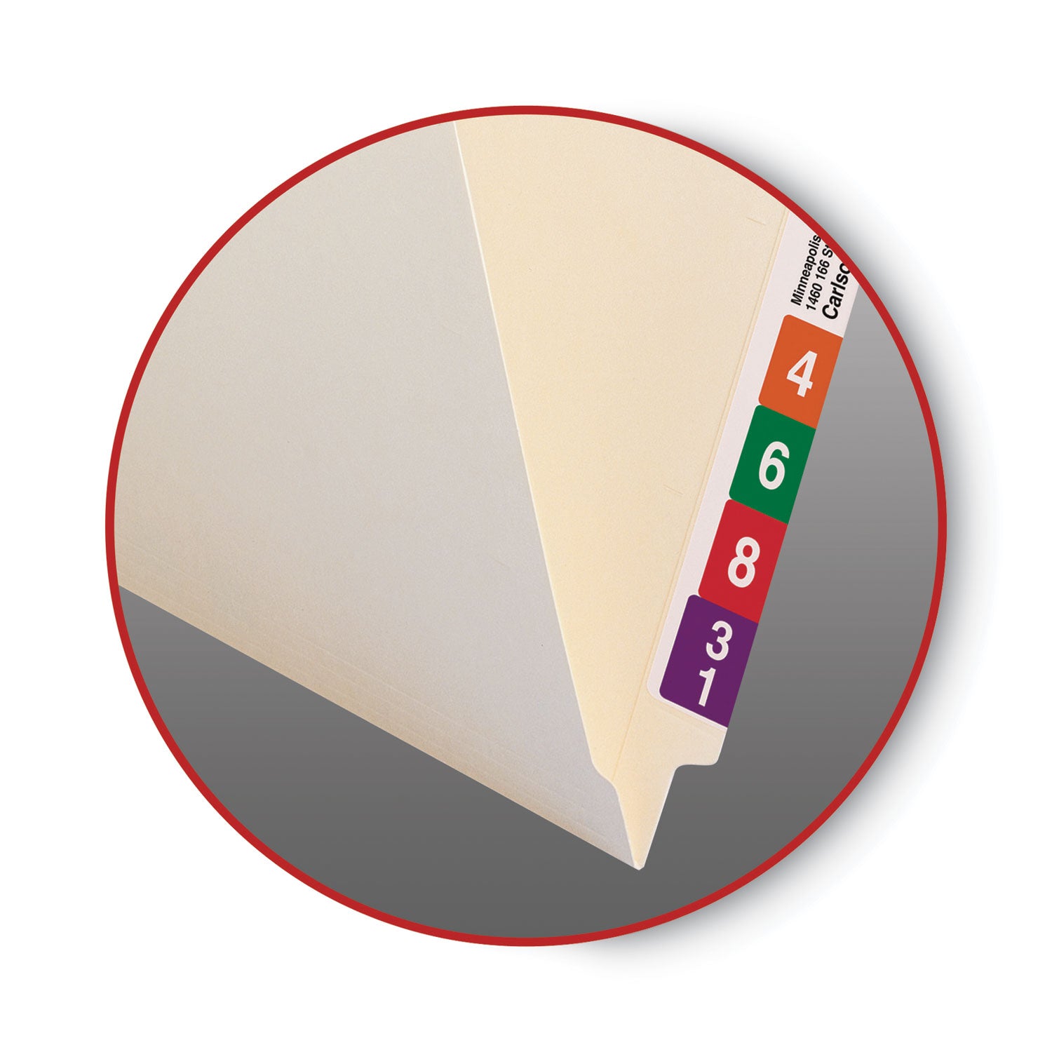 Smead™ End Tab Fastener Folders with Reinforced Straight Tabs, 11-pt Manila, 2 Fasteners, Legal Size, Manila Exterior, 50/Box