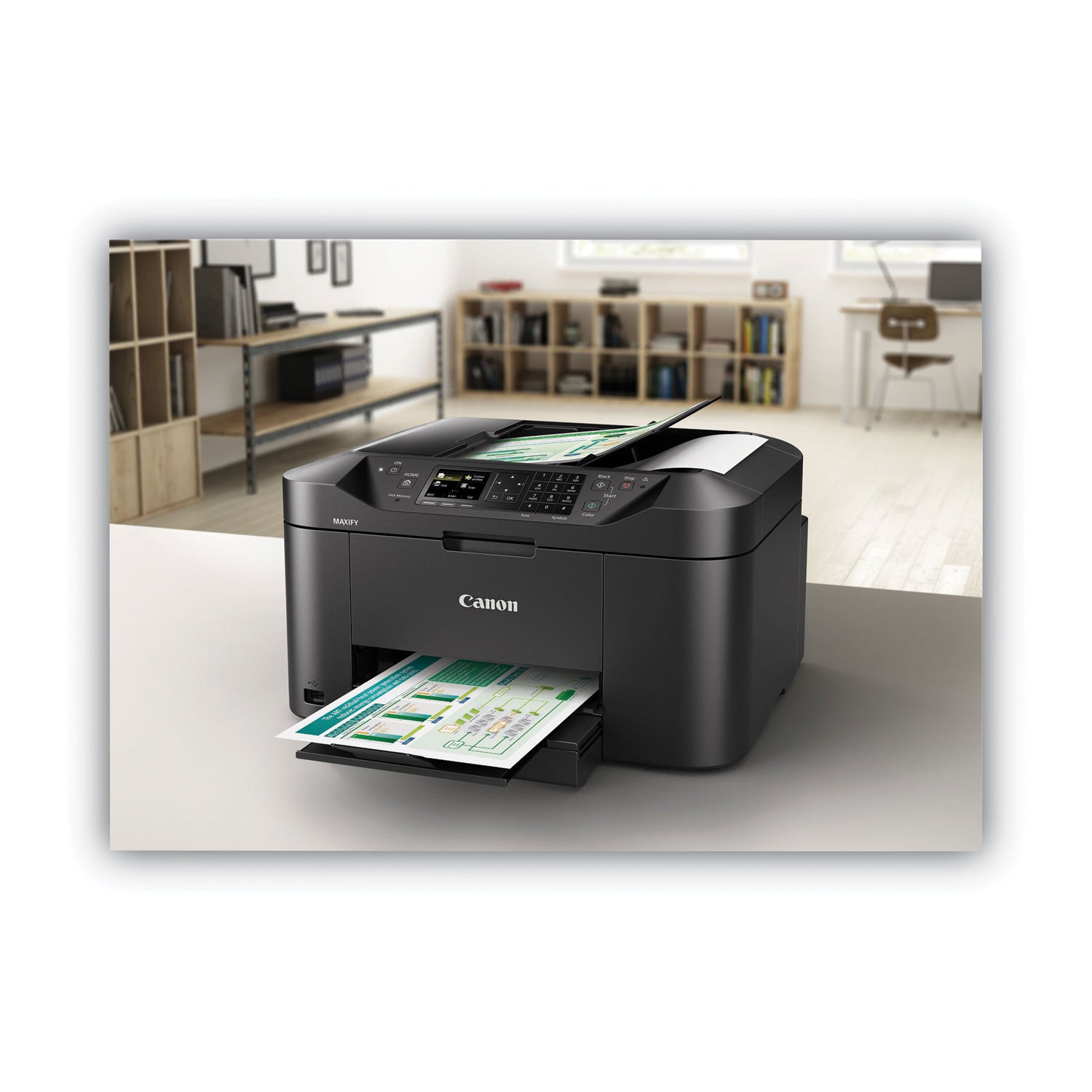 MAXIFY MB2120 Wireless Inkjet All-In-One Printer, Copy/Fax/Print/Scan Canon® Flipcost