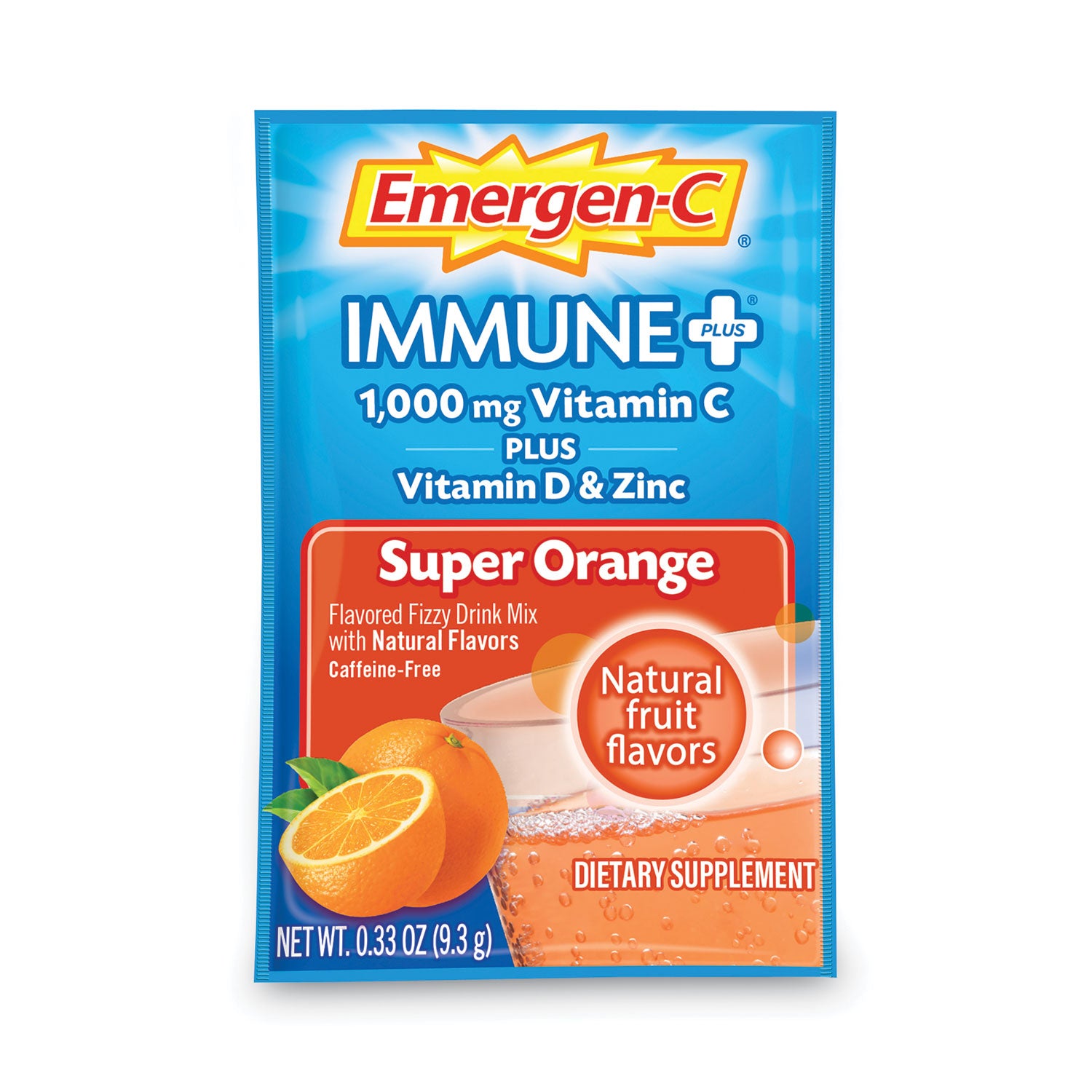 Immune+ Formula, 0.33 oz, Super Orange, 30 Packets Emergen-C® Flipcost