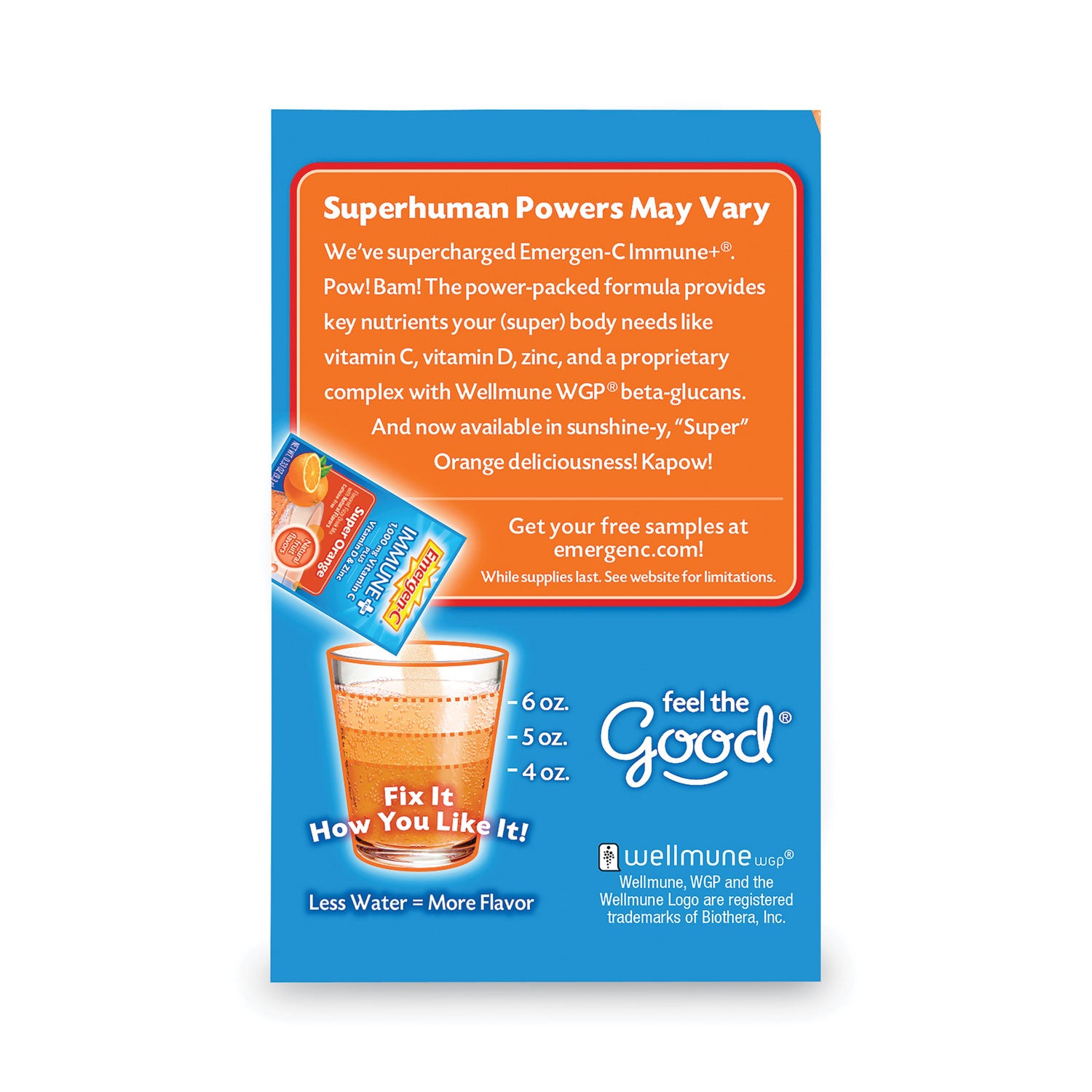 Immune+ Formula, 0.33 oz, Super Orange, 30 Packets Emergen-C® Flipcost