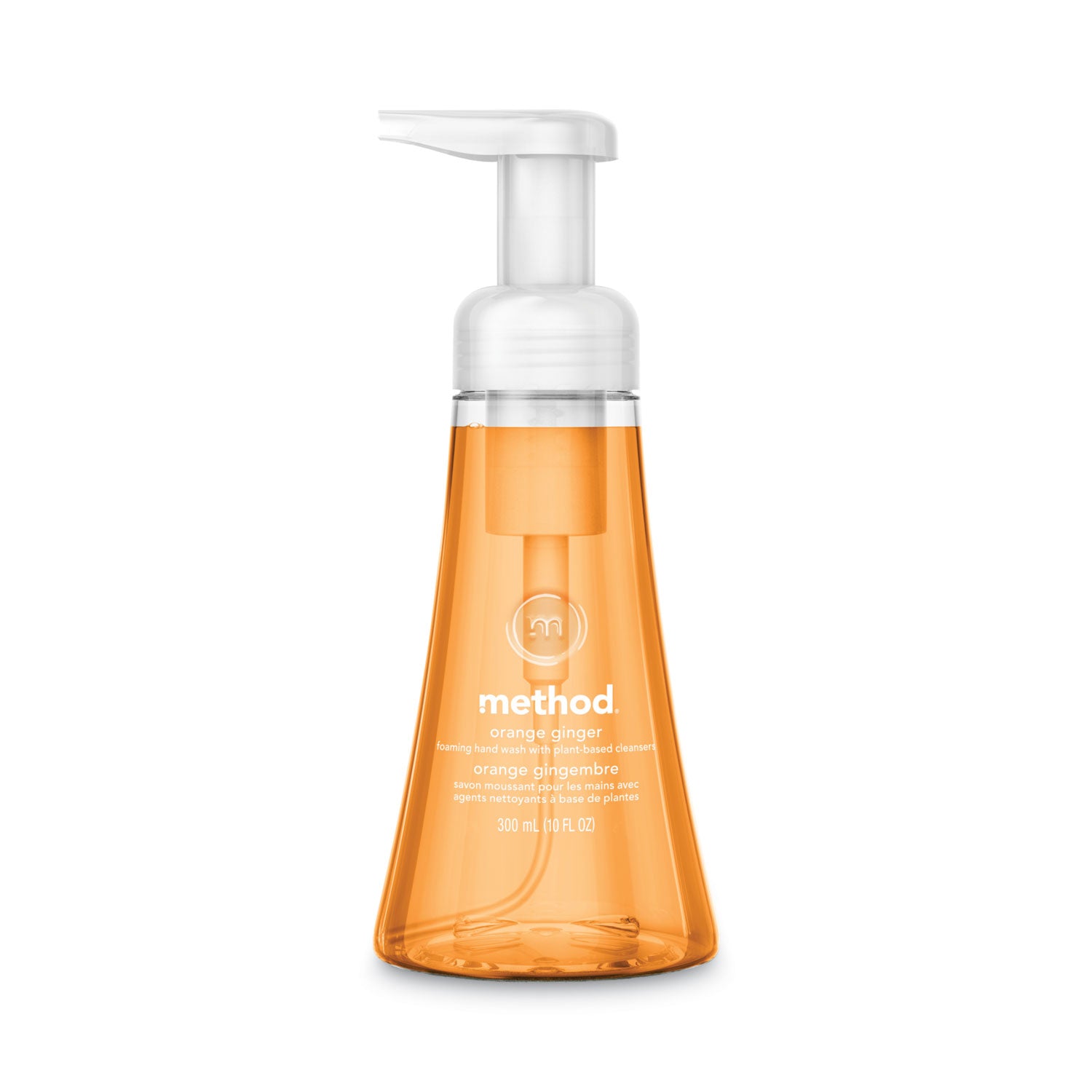 Method® Foaming Hand Wash, Orange Ginger Scent, 10 oz, 6/Carton