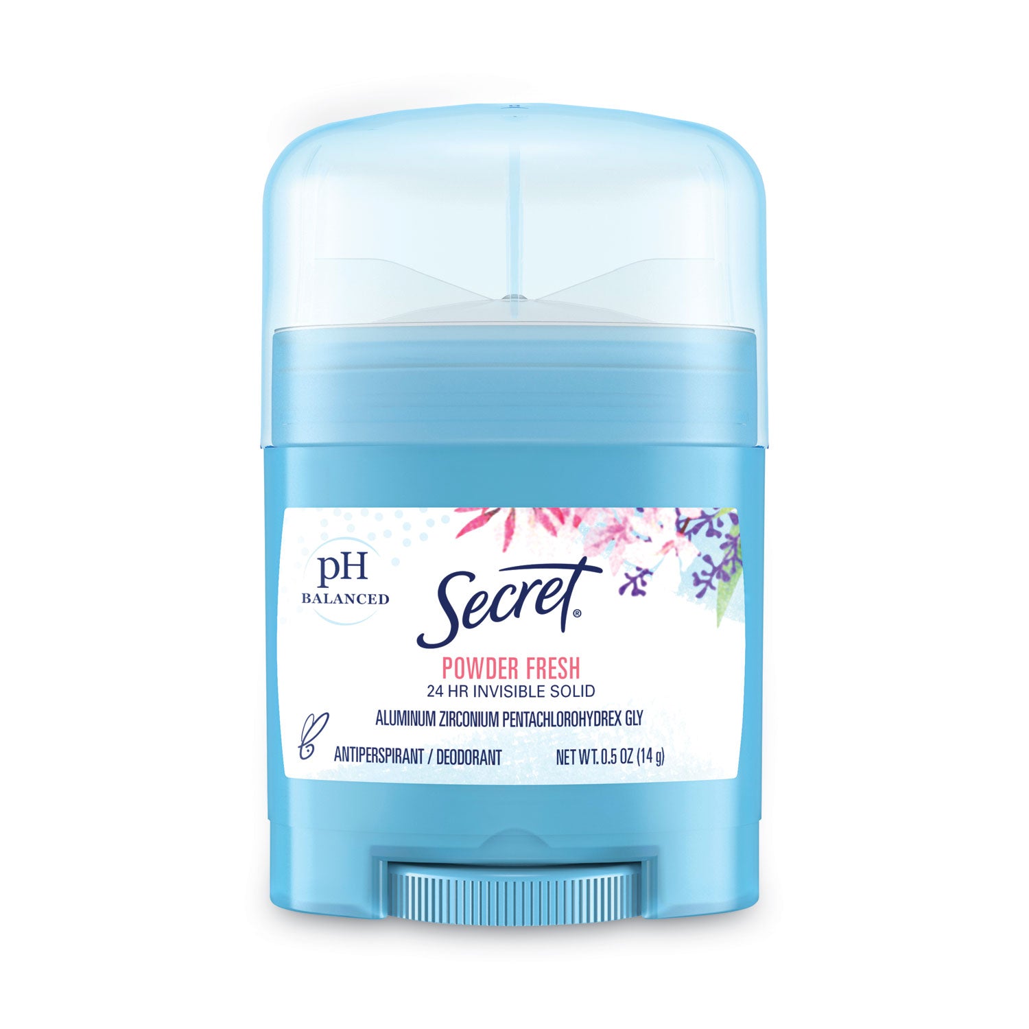 Invisible Solid Anti-Perspirant and Deodorant, Powder Fresh, 0.5 oz Stick