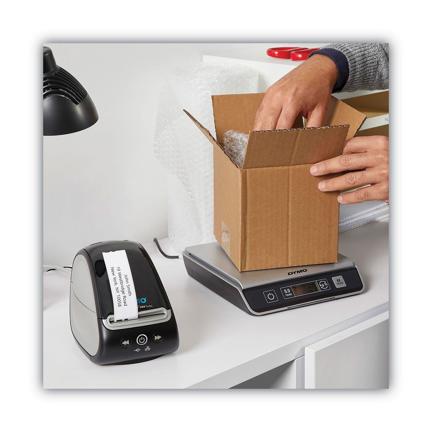 DYMO® LabelWriter 550 Turbo Series Label Printer, 90 Labels/min Print Speed, 5.34 x 7.38 x 8.5