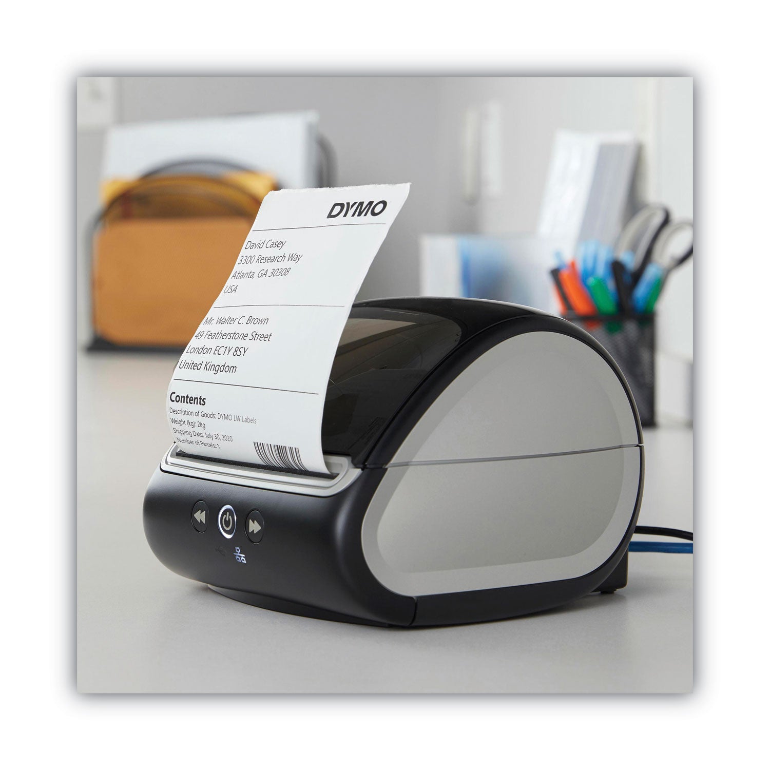 DYMO® LabelWriter 5XL Series Label Printer, 53 Labels/min Print Speed, 5.5 x 7 x 7.38