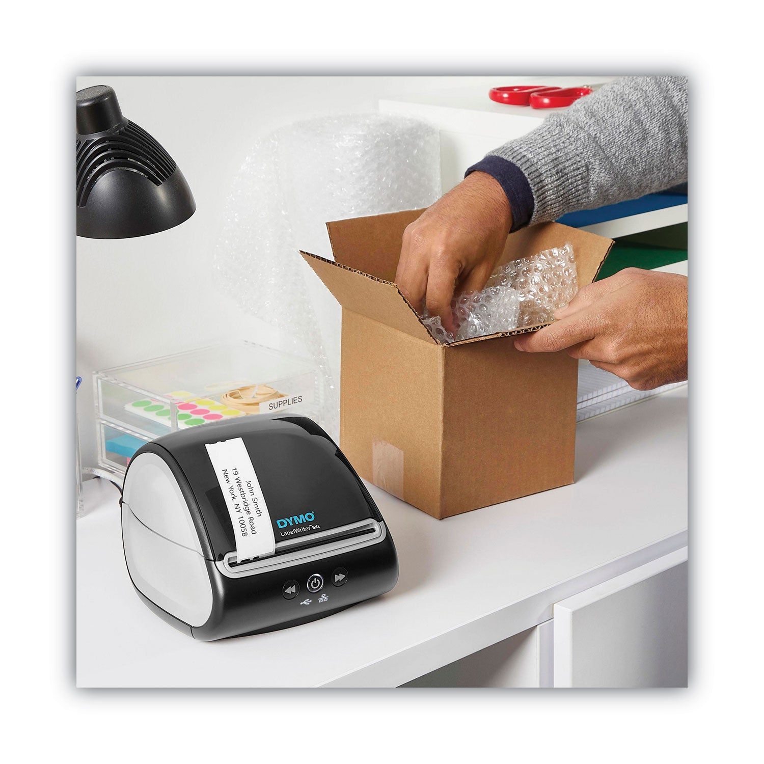 DYMO® LabelWriter 5XL Series Label Printer, 53 Labels/min Print Speed, 5.5 x 7 x 7.38