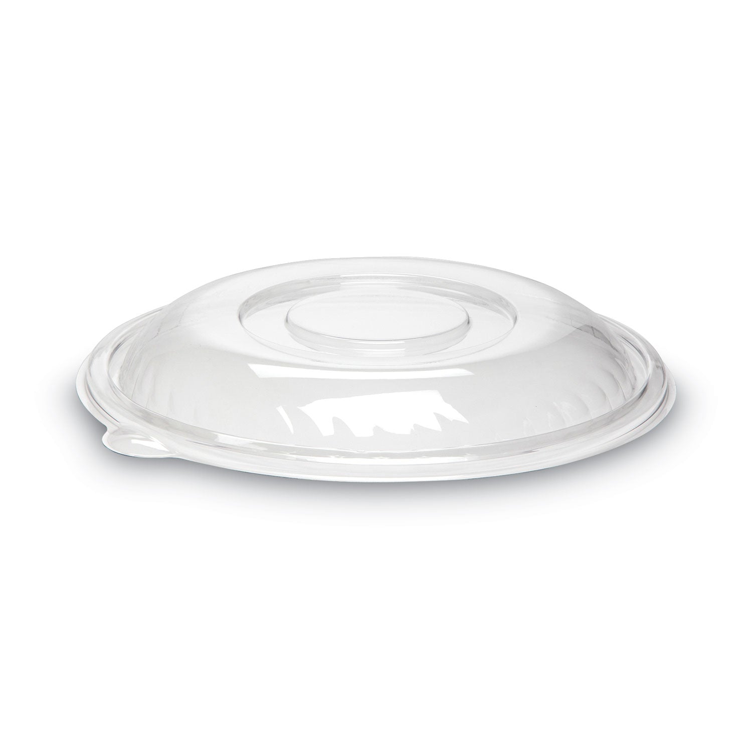 Caterline Pack n' Serve Plastic Lids, Dome Lid, 12" Diameter x 1.5"h, Clear, 25/Carton