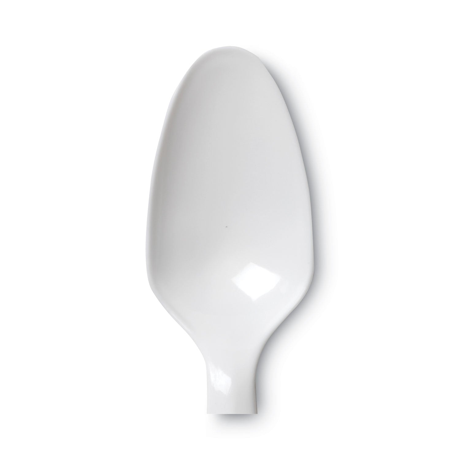 Dixie® Plastic Cutlery, Mediumweight Teaspoons, White, 1,000/Carton