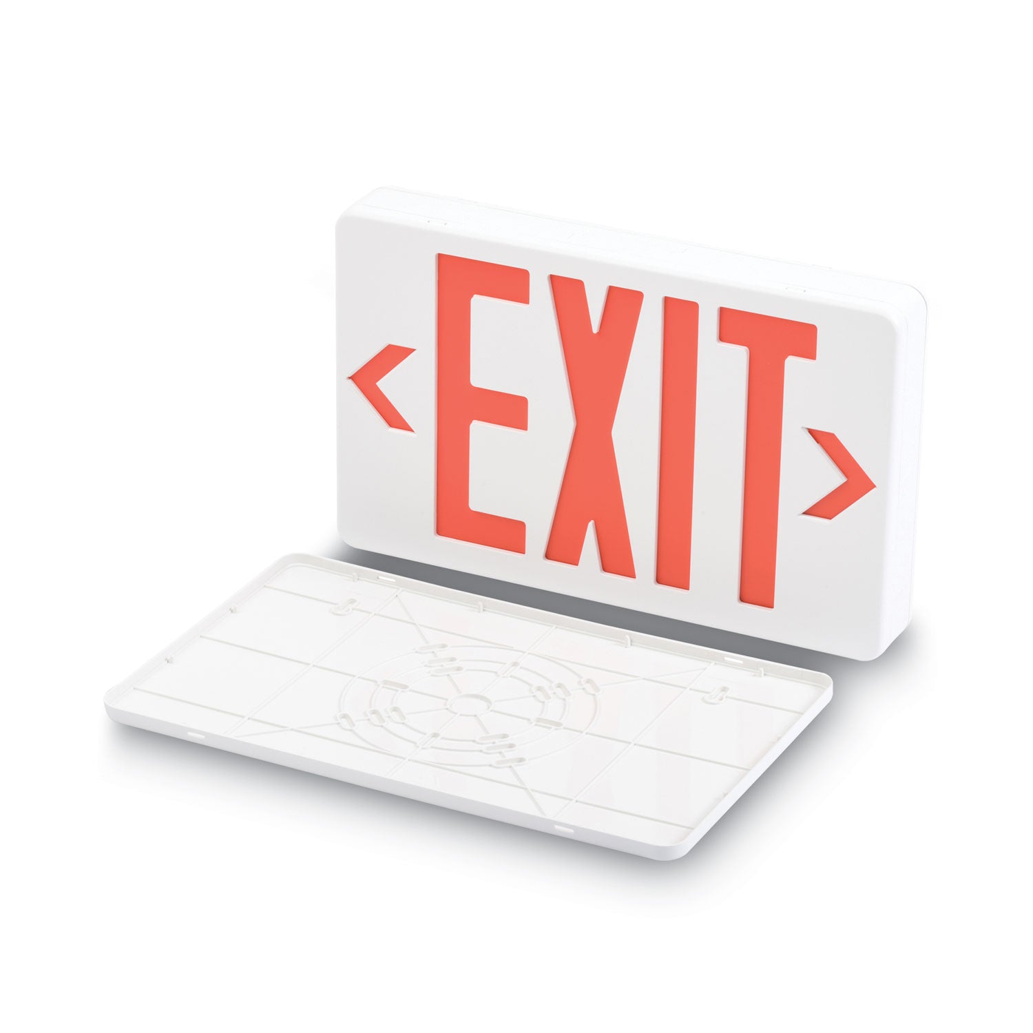 Tatco LED Exit Sign, Polycarbonate, 12.25 x 2.5 x 8.75, White