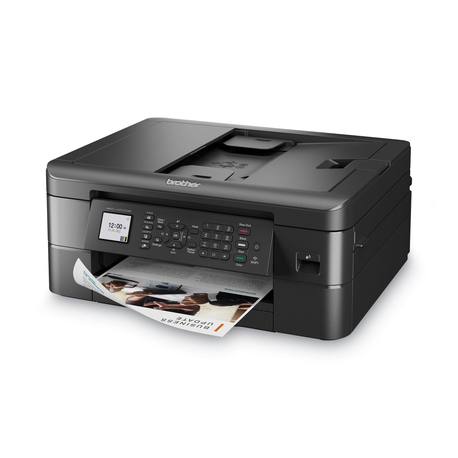 Brother MFC-J1010DW All-in-One Color Inkjet Printer, Copy/Fax/Print/Scan