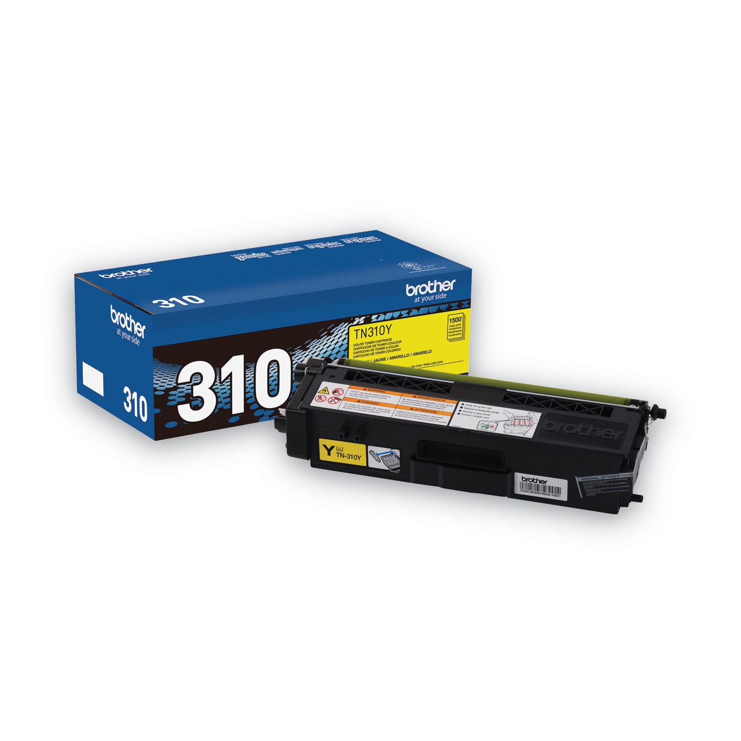 TN310Y Toner, 1,500 Page-Yield, Yellow