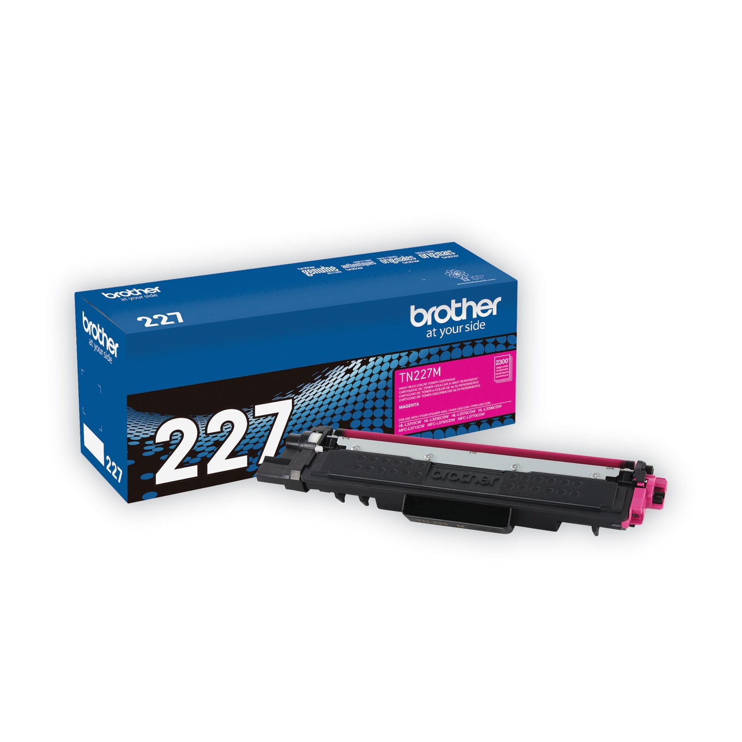 TN227M High-Yield Toner, 2,300 Page-Yield, Magenta