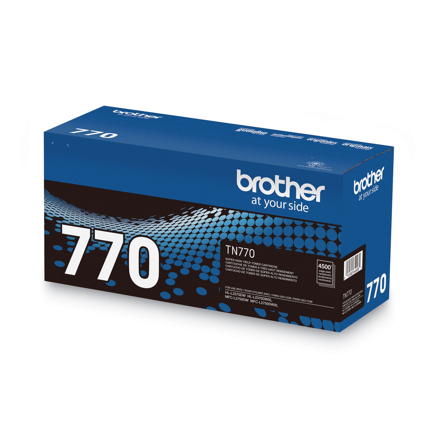 Brother TN770 Super High-Yield Toner, 4,500 Page-Yield, Black