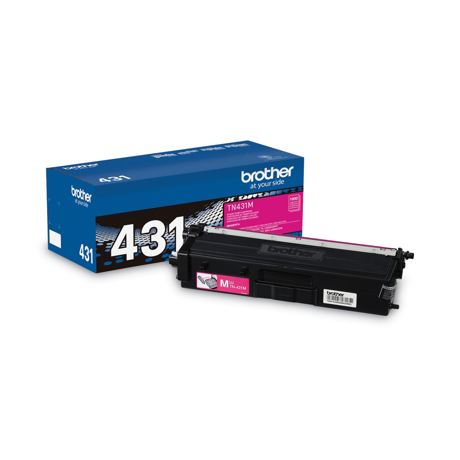 TN431M Toner, 1,800 Page-Yield, Magenta