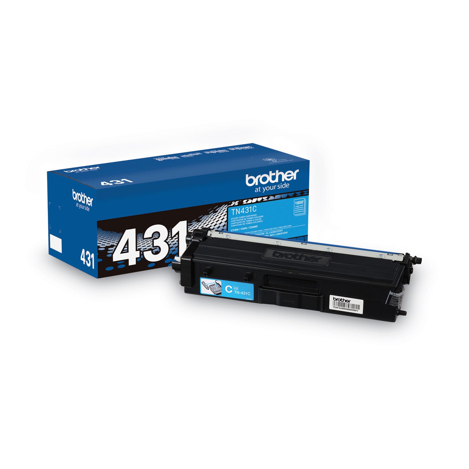 TN431C Toner, 1,800 Page-Yield, Cyan