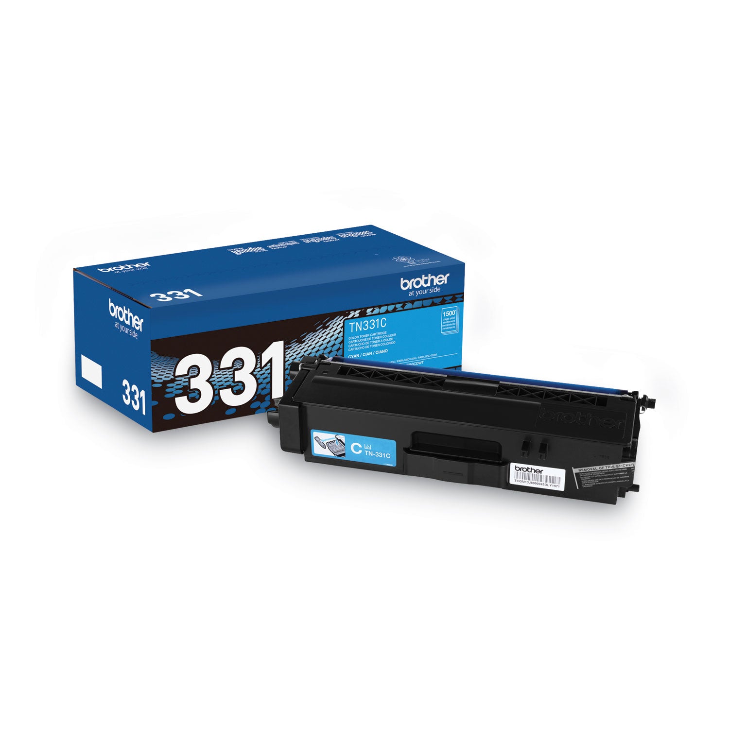 TN331C Toner, 1,500 Page-Yield, Cyan