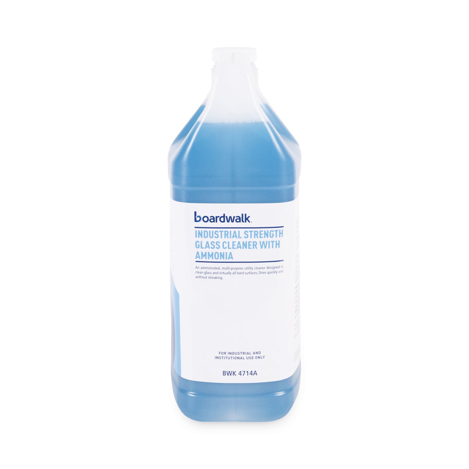 Boardwalk® Industrial Strength Glass Cleaner with Ammonia, 1 gal Bottle, 4/Carton