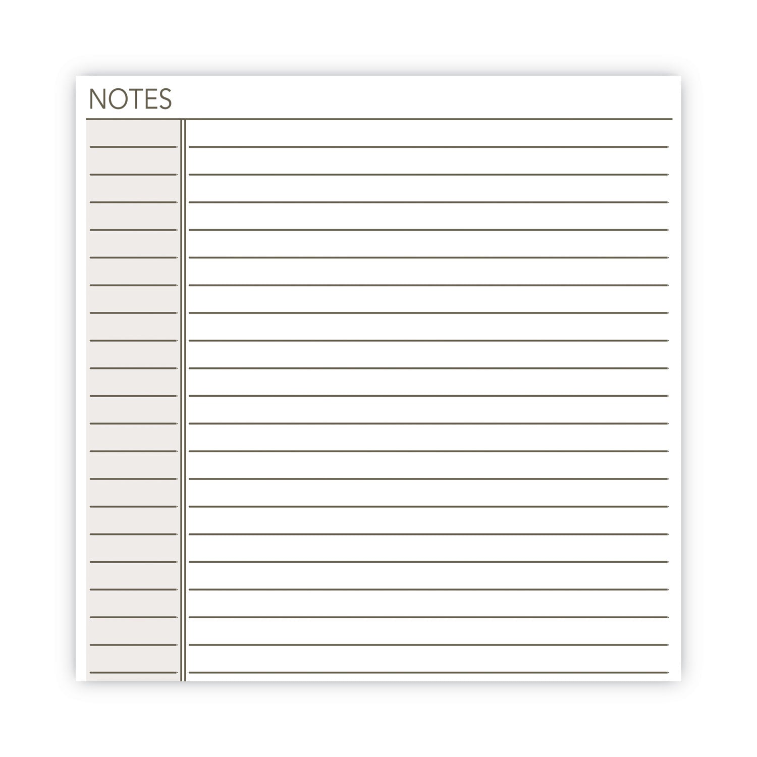 AT-A-GLANCE® Lined Notes Pages for Planners/Organizers, 8.5 x 5.5, White Sheets, Undated