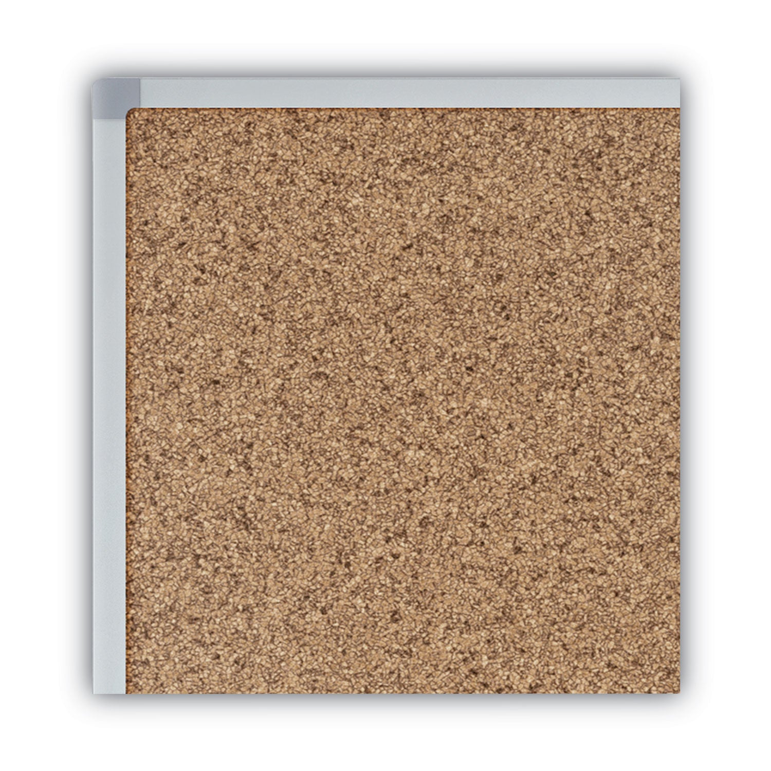 Mead® Economy Cork Board with Aluminum Frame, 24 x 18, Tan Surface, Silver Aluminum Frame