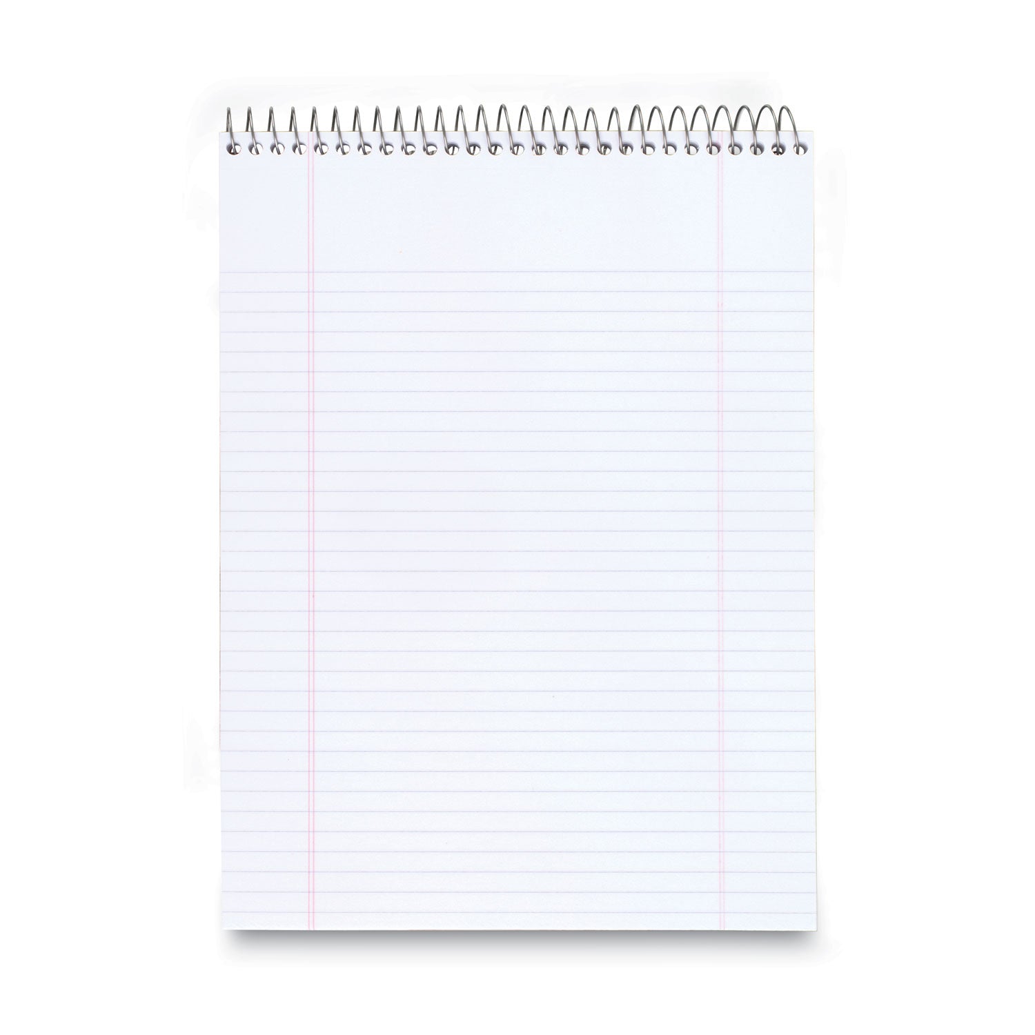 Cambridge® Stiff-Back Wire Bound Notepad, Medium/College Rule, Navy Cover, 70 White 8.5 x 11.5 Sheets