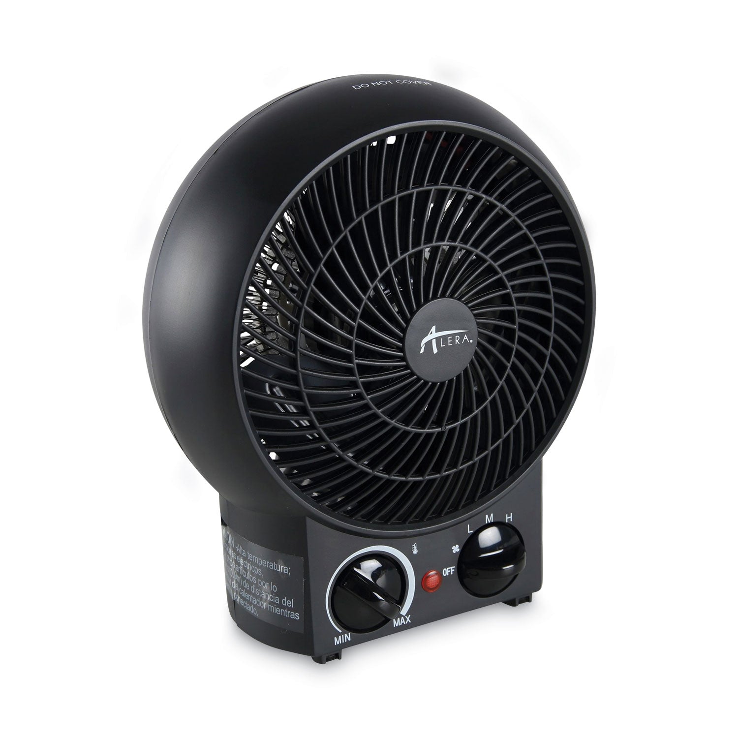 Alera® Heater Fan, 1,500 W, 8.25 x 4.37 x 9.5, Black