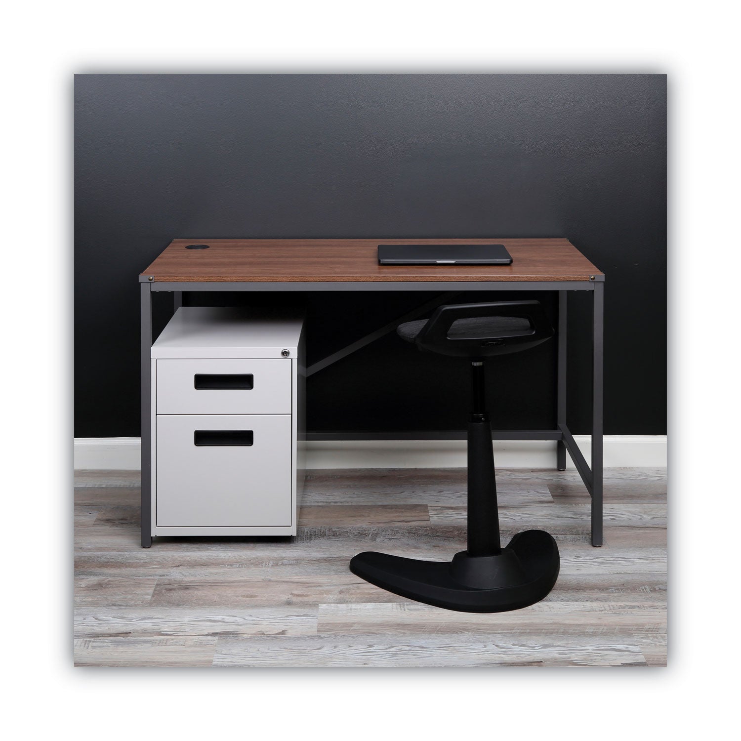 Alera® File Pedestal, Left or Right, 2-Drawers: Box/File, Legal/Letter, Light Gray, 14.96" x 19.29" x 21.65"