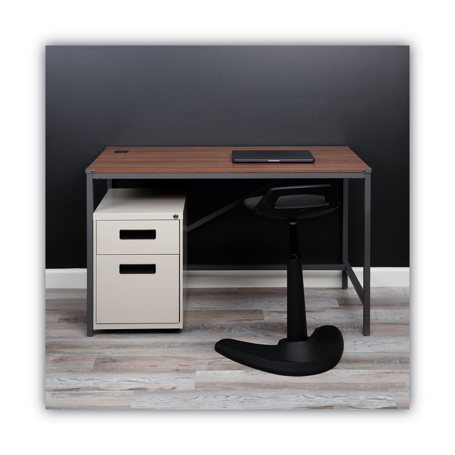 Alera® File Pedestal, Left or Right, 2-Drawers: Box/File, Legal/Letter, Putty, 14.96" x 19.29" x 21.65"