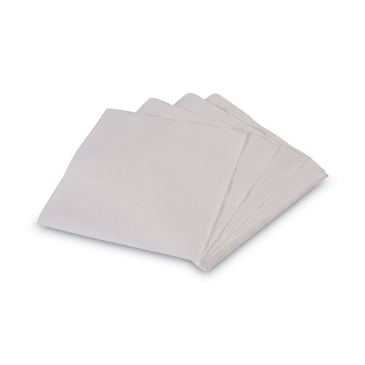 Boardwalk® 1/4-Fold Lunch Napkins, 1-Ply, 11.8" x 11.2", White, 6,000/Carton