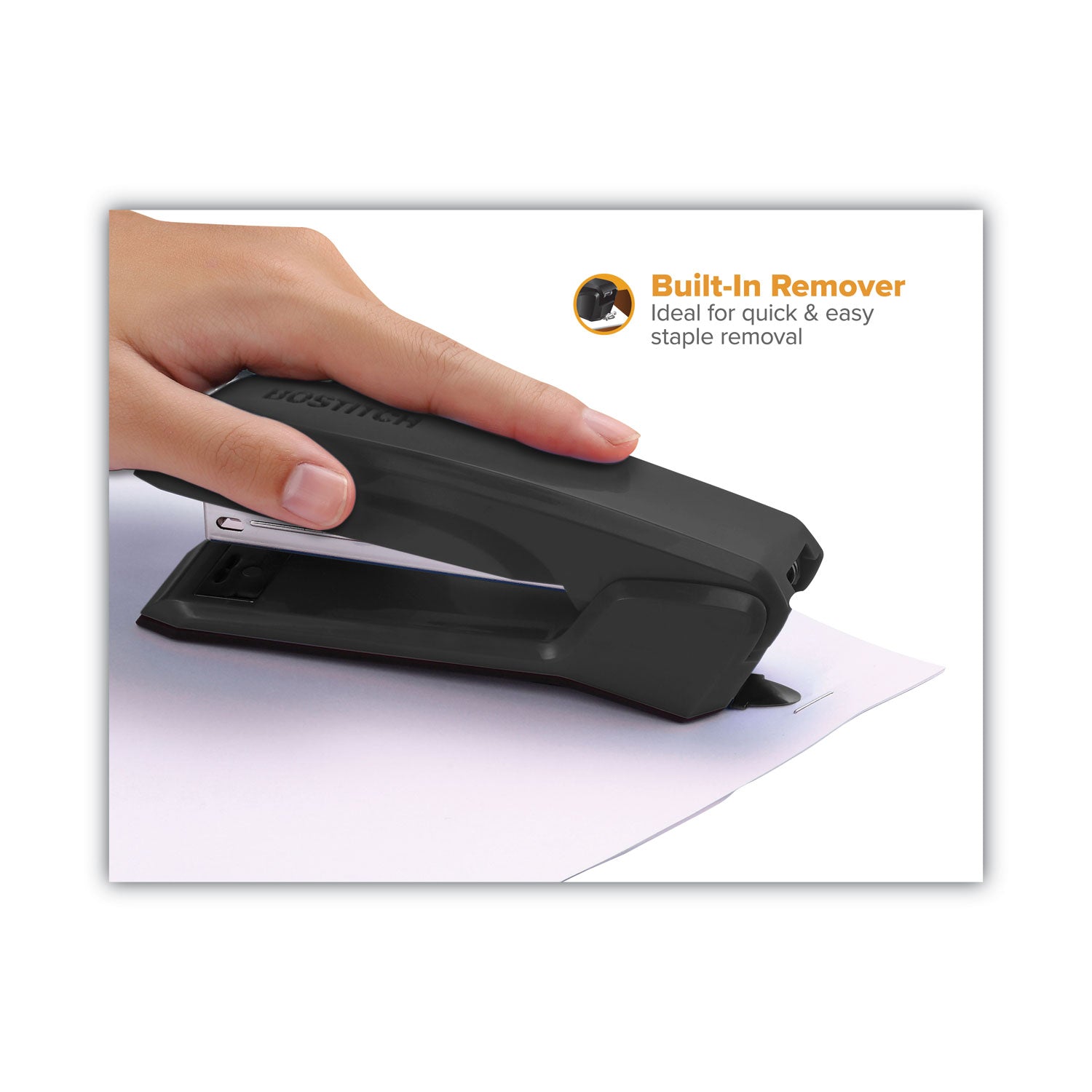 Bostitch® Ascend Stapler, 20-Sheet Capacity, Black