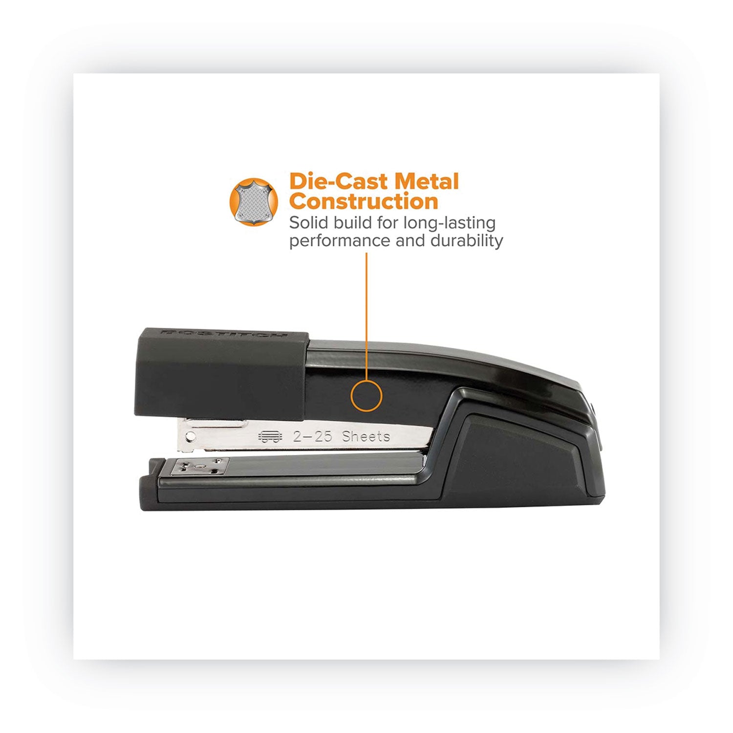 Bostitch® Epic Stapler, 25-Sheet Capacity, Black