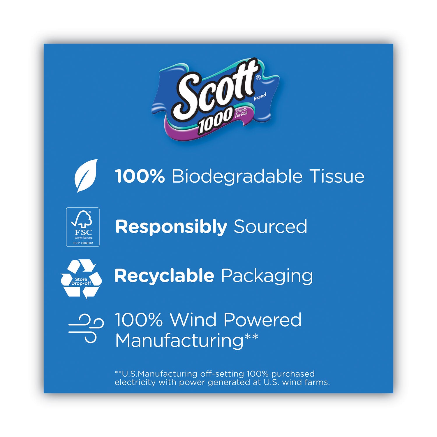 Scott® Standard Roll Bathroom Tissue, Septic Safe, 1-Ply, White, 1,000 Sheets/Roll, 20/Pack, 2 Packs/Carton