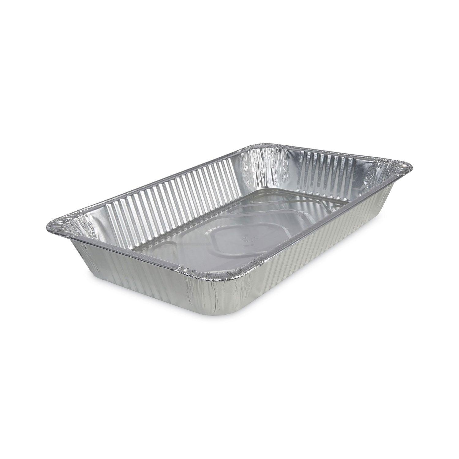 Boardwalk® Aluminum Steam Table Pans, Full-Size Deep, 620 Gauge, 3.19" Deep, 12.81 x 20.75, 50/Carton